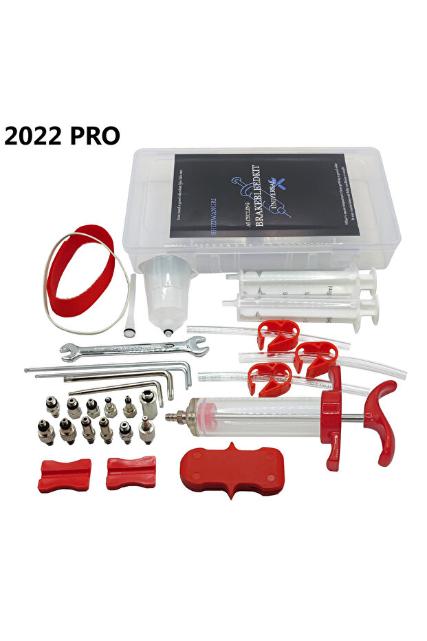 N-2022 Pro Bicycle Hydraulic Disc Brake Oil Bleed Kit For SHIMANO,SRAM,Avid,Series MTB Road Bike Bra