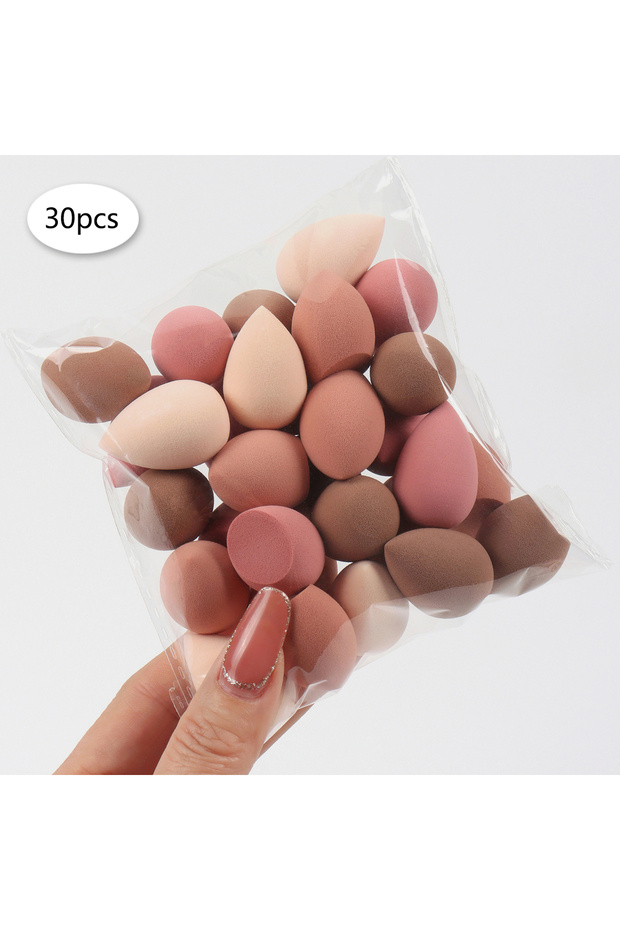 30Pcs 10/20/30/50/100Pcs Mini Makeup Sponge, Expands When Exposed to Water, Suitable for All Skin Ty