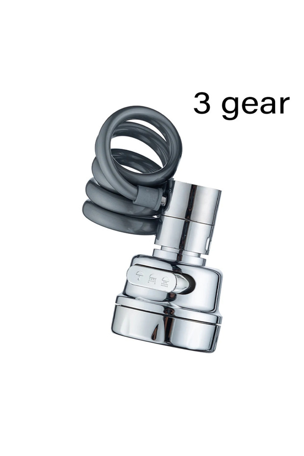 B New 3 Modes Sink Faucet 360 Degree Rotation Filter Extension Tube Shower Water Saving Tap Universa