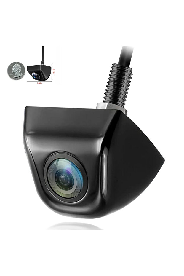 black QueenDer Car Rear View Camera 170 Lens Starlight Night Vision HD Vehicle Reversing Parking Cam
