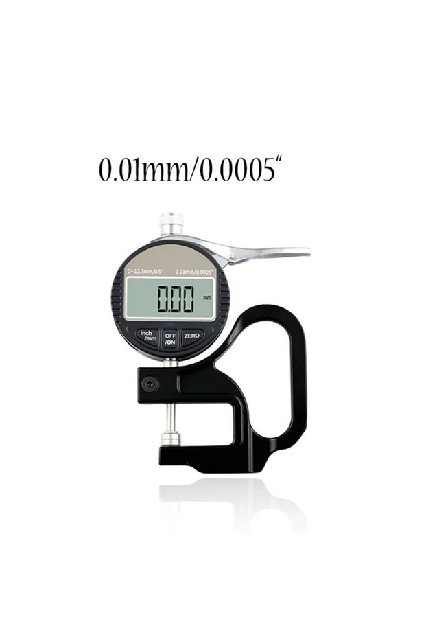 0.01mm 0.01/0.001mm Electronic Thickness Gauge 12.7mm Digital Micrometer Thickness Meter Micrometro