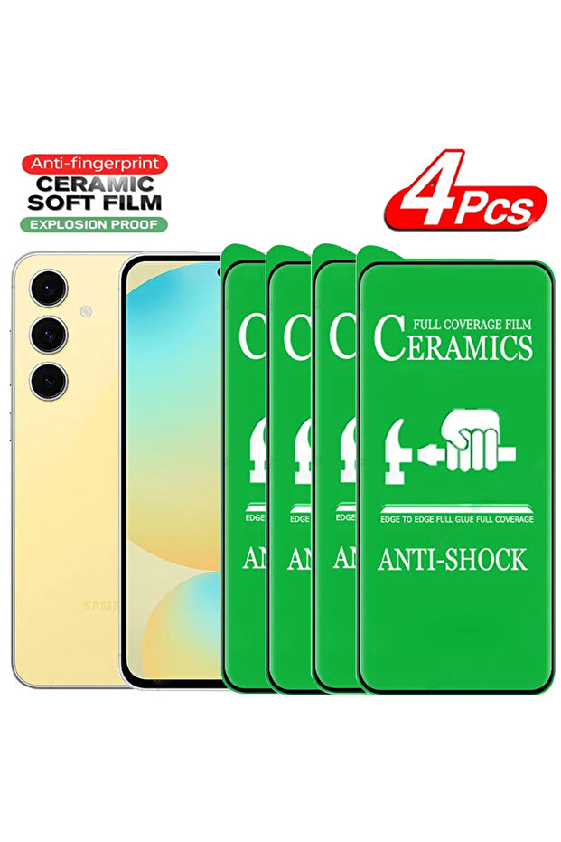 Galaxy S25 Ultra 4 Pcs 4PCS Ceramic Soft Film For Samsung Galaxy S25 Ultra Screen Protectors For Sam
