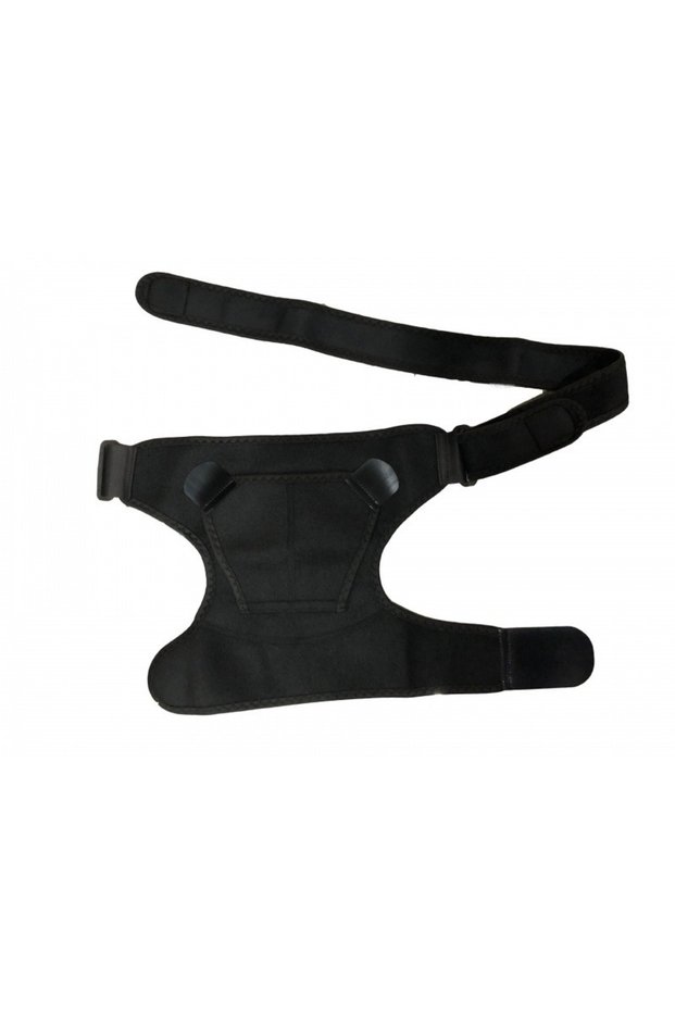 black Adjustable Pressure Pad Shoulder Strap for Men & Women, Comfort Shoulder Support Brace for Lef