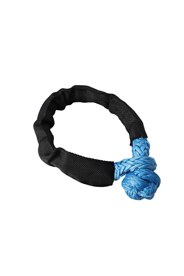 Blue 41000lbs Soft Shackle Synthetic Rope Heavy Duty Offroad 4X4 Tow Shackle Strap with Protective S