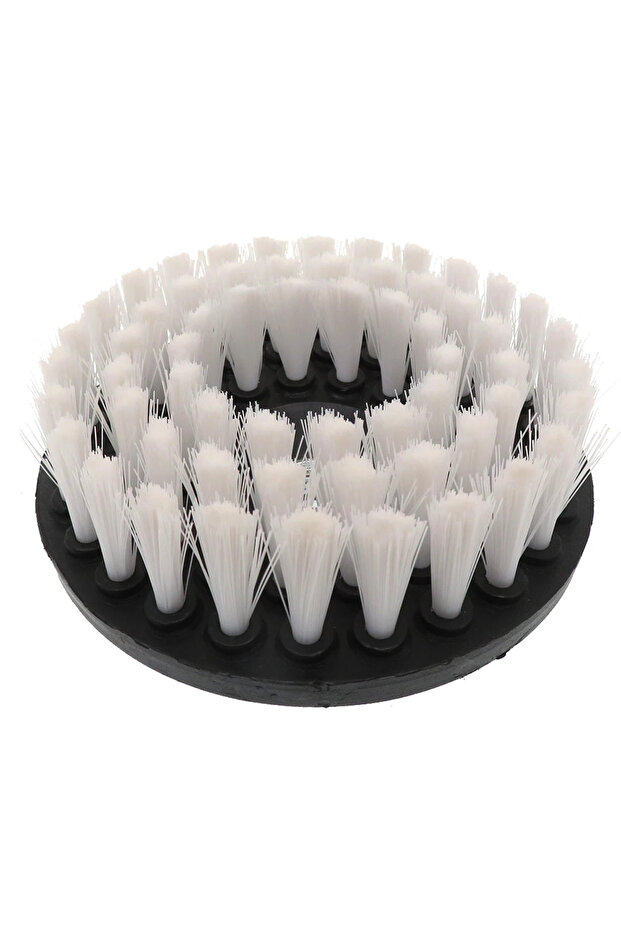 5inch White-Soft 5 Inch Power Scrubber Brush Electric Cleaning Brush M14 Thread for Cleaning Carpets