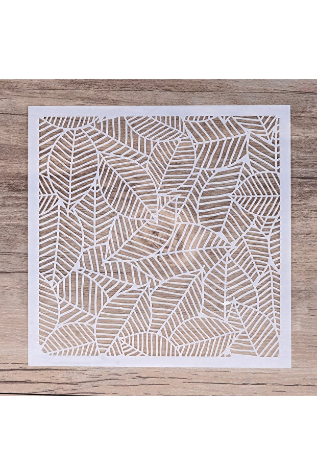 13 by 13 cm 13 cm Flower Leaf DIY Painting Stencil for Scrapbooking Stamping Album Decorative Pape