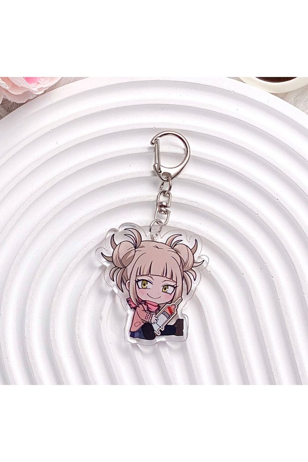 5 cm 8 1/8PCS Anime My Hero Academia Acrylic Car Keychain Cartoon Bag Charms Accessories Funny Backp
