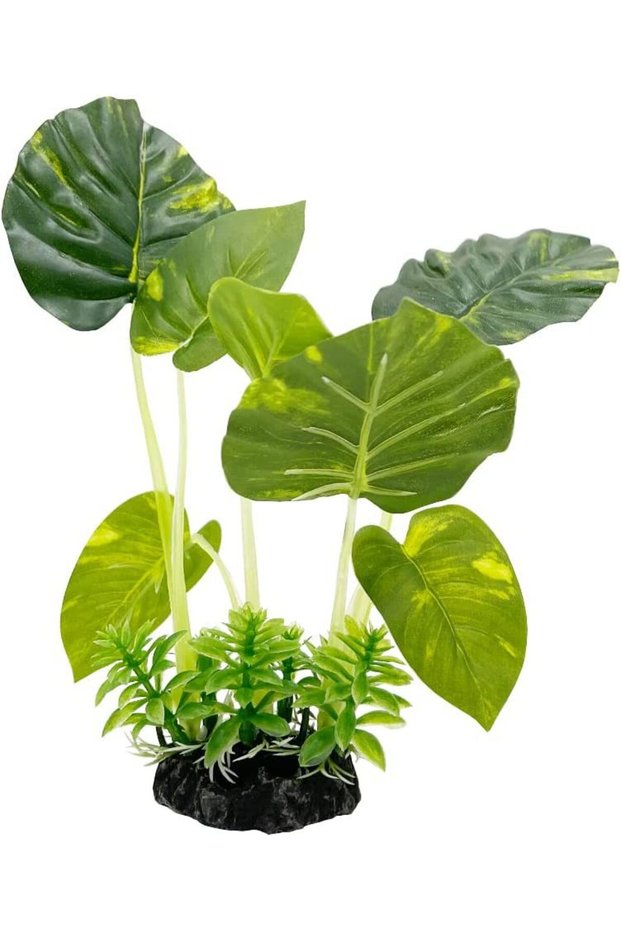 I Aquarium Ornaments Simulation Plants Fish Tank Landscaping Decorations Plastic Water Plants Flower