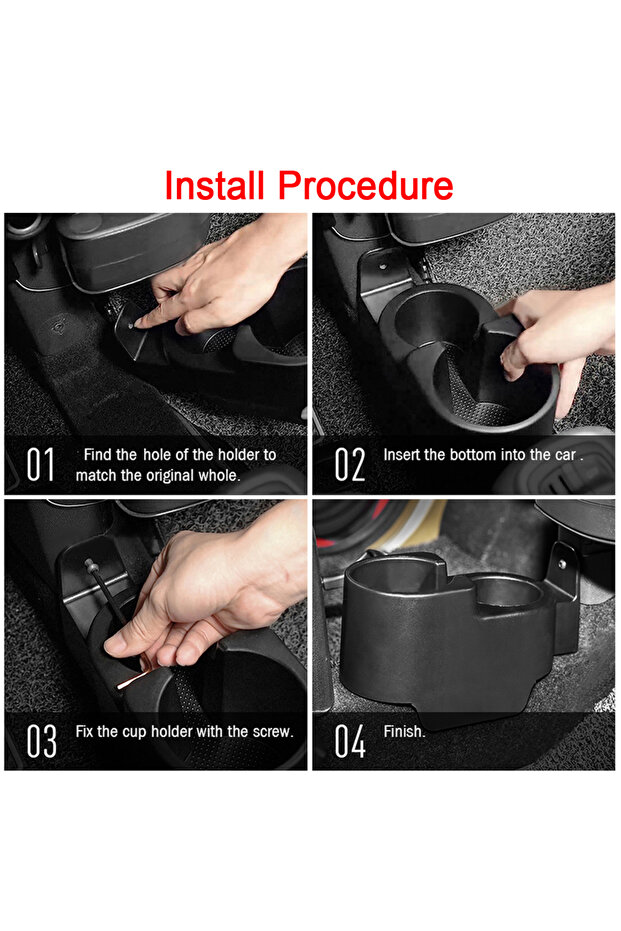 4518100370 Car Center Console Water Cup Beverage Bottle Holder Coin Tray For Mercedes-Benz Smart For