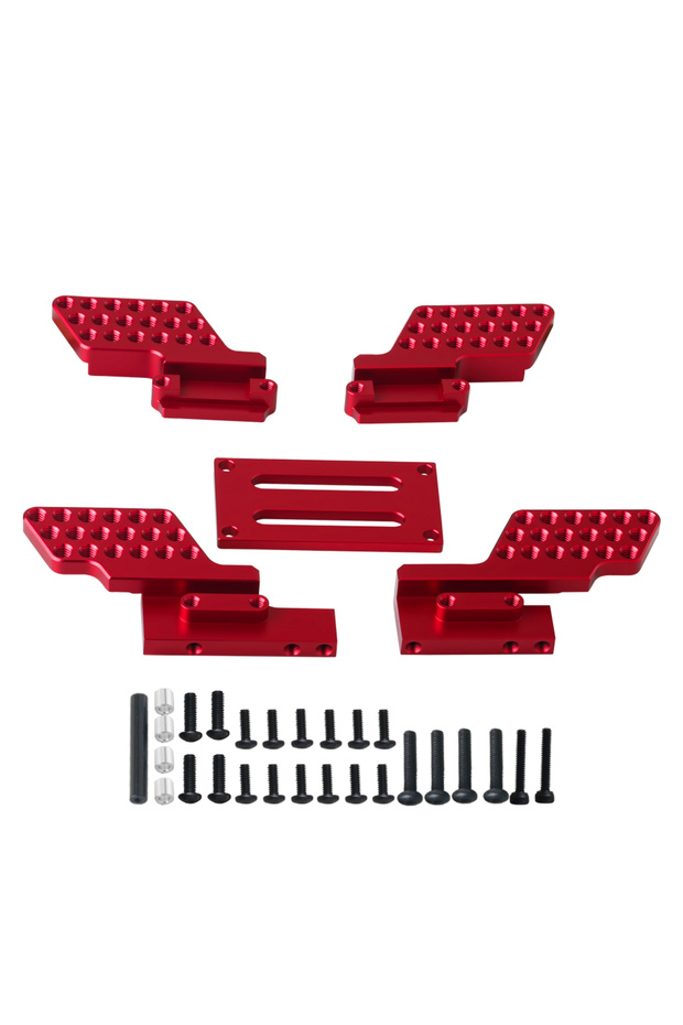 RD Front Rear BDX RC Aluminum Alloy Shock Absorber Towers Mount Ddjustable For 1/18 TRX4M Bronco Def