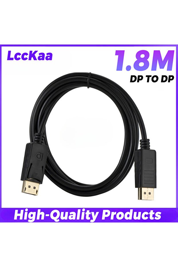 1.8m DP to DP 1.8M DisplayPort Cable DP TO DP Converter High-Speed Display Port To Display Port Adap