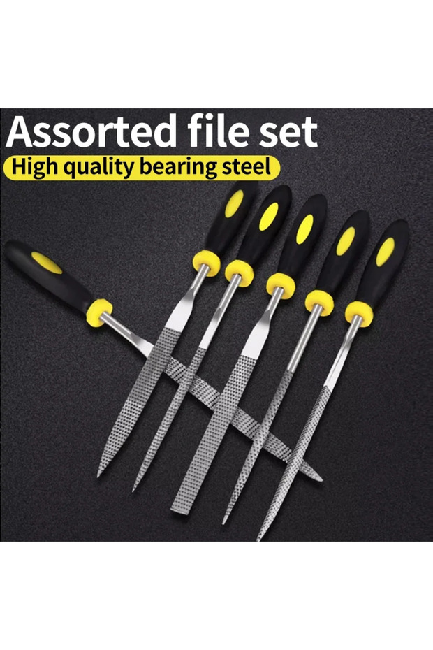 3X140mm 6 piece set Mini Rasp Files Set Woodworking Sanding Shaping Small Steel File Needle Metal Ha