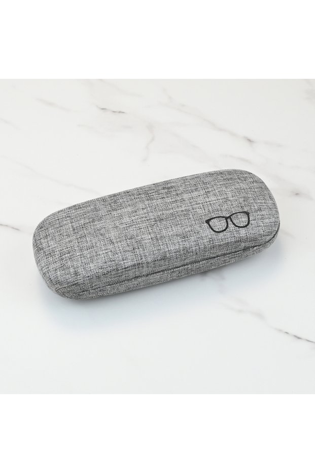 Gray High Quality Glasses Case For Men Women Linen Cloth Eyeglass Cases Cover Hard Portable Spectacl