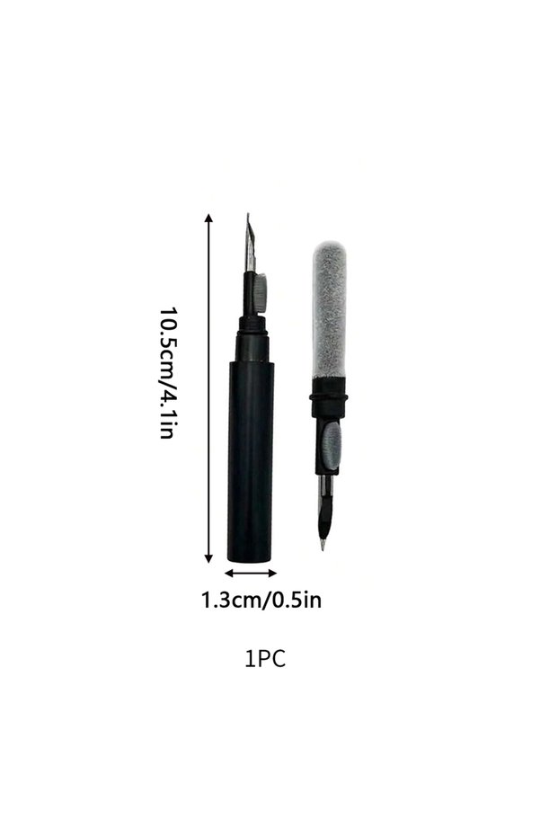 Black 1Pc Earphones Cleaning Pen Airpods Pro Cleaning Brush Portable Bluetooth Wireless Earphone Ca