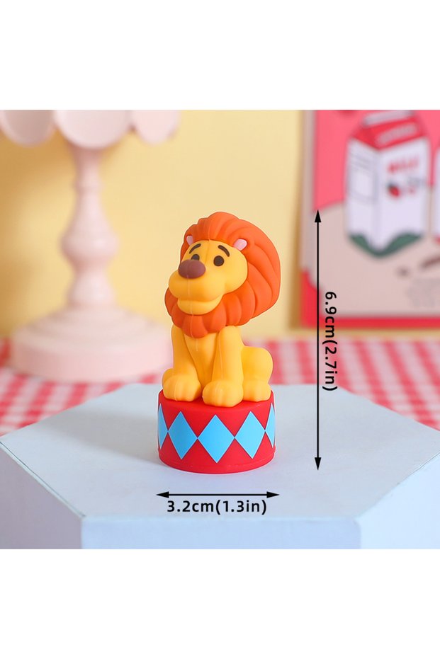 Size as show Acrobatic lions Circus Theme Cake Topper Clown, Acrobatic Lion, Elephant, Sea Lion, Mag
