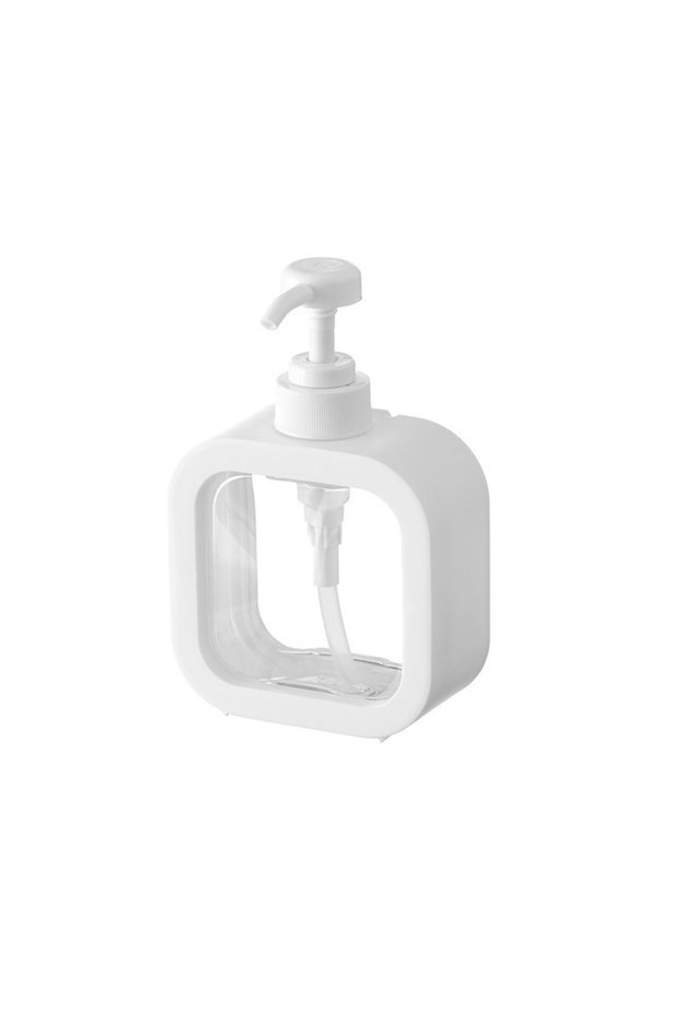 500 ml 1/2 PCS large-capacity soap dispenser bottle, transparent visible plastic press bottle, suita