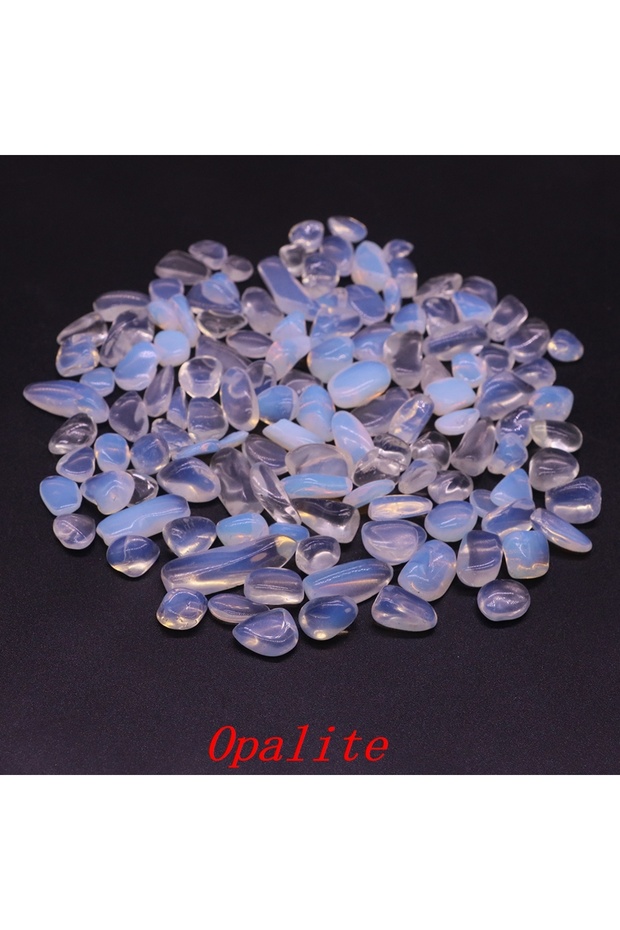 100g Opalite Natural Crystal Gravel Specimen Rose Quartz Amethyst Home Decor Colorful for Aquarium H