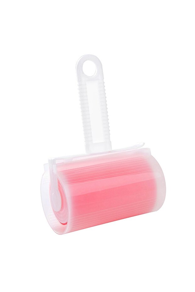 pink Reusable Lint Roller Washable Lint Remover for Clothes Pet Hair Sticky Home Cleaning