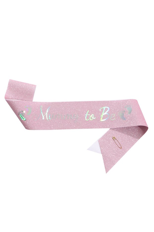 Mummy D Mommy to Be and Daddy To Be Glitter Satin Sash Gifts for New Dad Mom Gender Reveal Baby Show