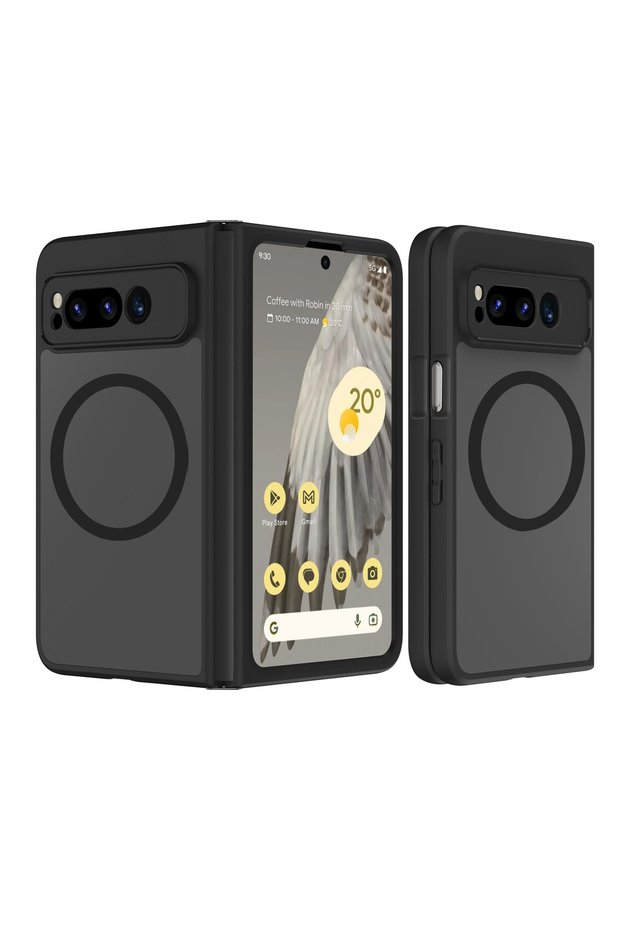 Magnetic version For Google Pixel Fold Case Magnetic with Kickstand Matte Shockproof Phone Cover Ult