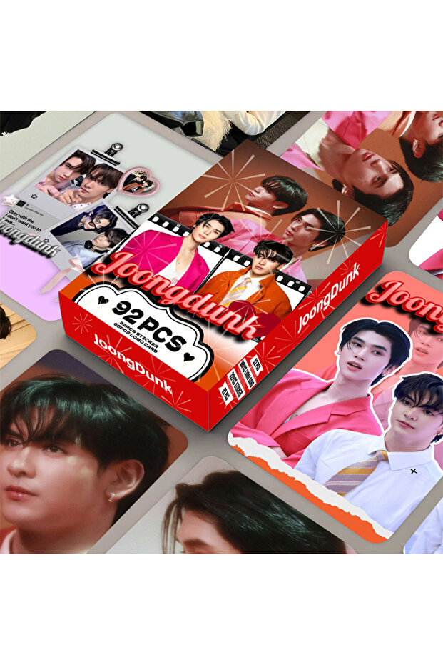 Random Cover 92Pcs/Set Thailand Stars Joong&Dunk Laser Lomo Card JoongDunk Characters Small Cards Ph