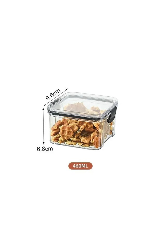 460ML 1PC Grain Sealed Jar Coarse Cereals Storage Box Waterproof Refrigerator Fresh-keeping Box Larg