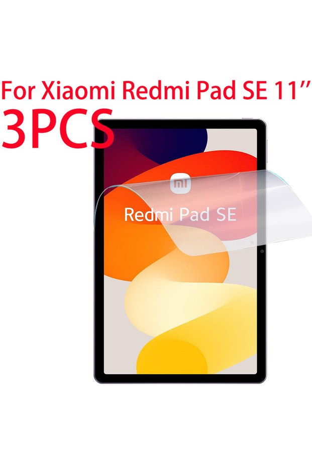 3PC - Redmi Pad SE 3PCS For Xiaomi Redmi Pad SE 11 inch 2023 PET Soft Film Screen Protector Tablet P