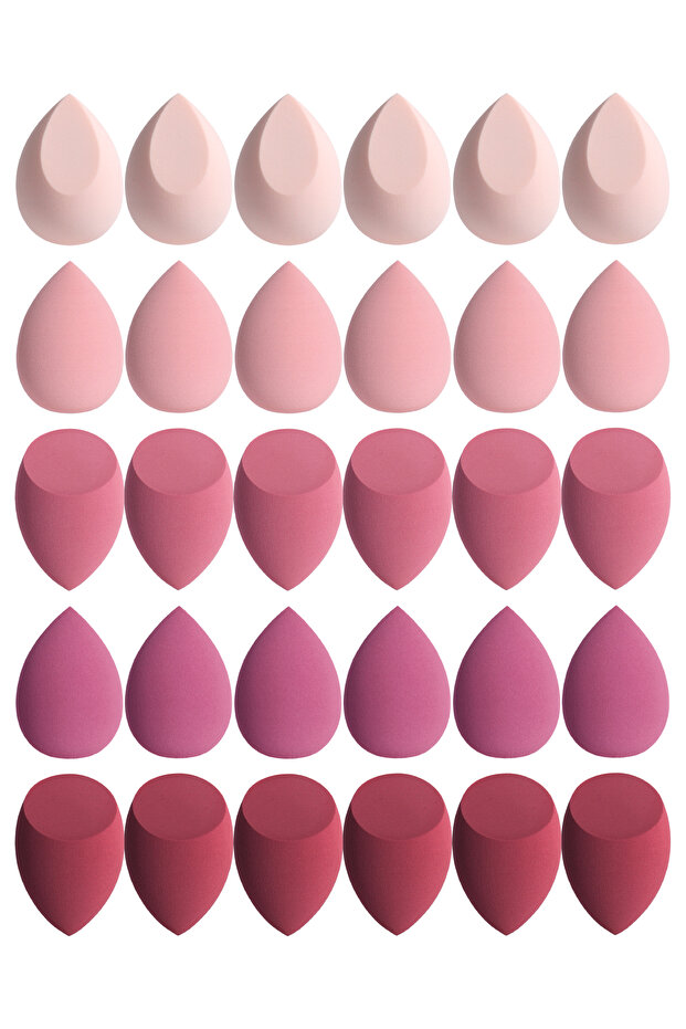 08 30 Beauty Eggs (Makeup Sponges) Foundation Make-Up Mixed Beauty Sponge, Liquid, Cream and Powder