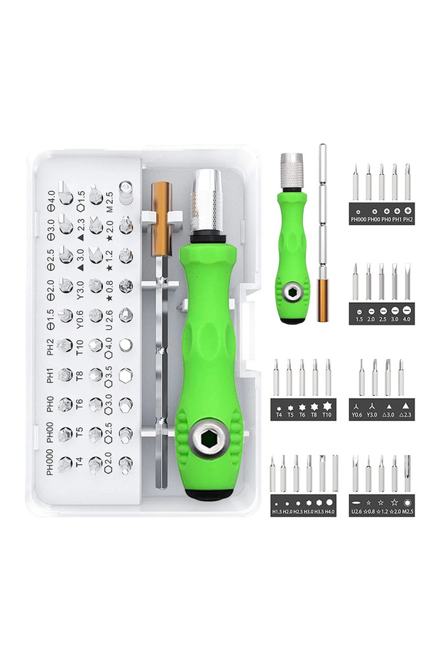 32 in 1 32 in 1 Multifunctional Screwdriver Set with 30 PCS Torx Phillips Magnetic Screw Driver Bits