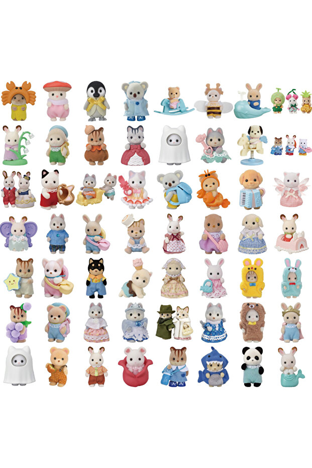110PCS 55pcs Calico Critters Stickers Laptop Scrapbook Decoration Graffiti Decals Skateboard Laptop