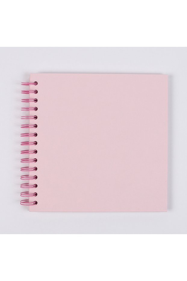 Pink 8 Inch Scrapbook Album 40 Pages Hardcover Kraft Paper Photo Album Scrap Book Memory Book for Fa