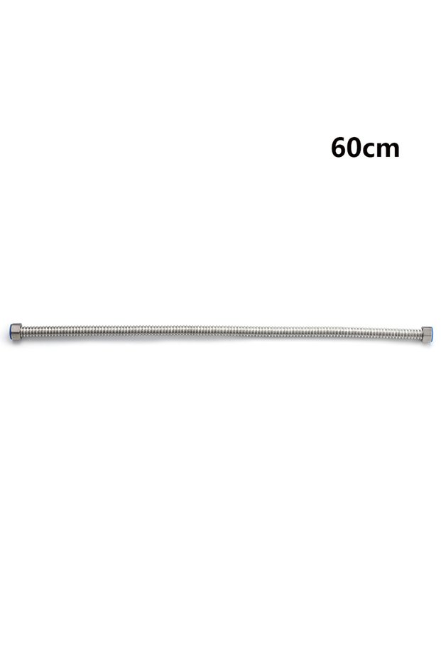 60CM G1/2" Stainless Steel Corrugated Supply Hose Water Heater Connector Plumbing Pipe Hose Tube Thi