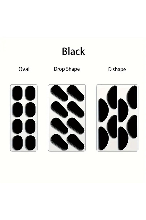 Black 3-Style 3pcs Self-adhesive Soft Foam Anti-slip Glasses Nose Pads Protection Eyeglass Sponge Br