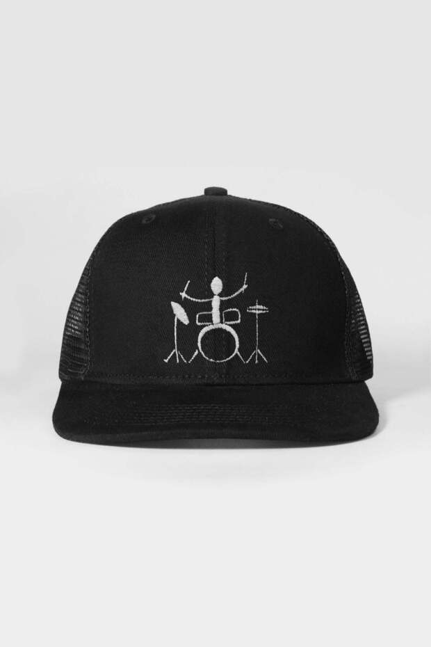 Drummer Doodle Snapback Hat