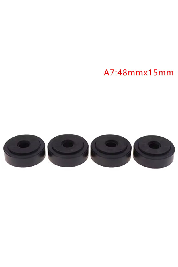 Black 48mmx15mm 4pcs/Set HiFi Audio Speaker Amplifier Anti-Shock Isolation Stand Crab Claw Feet Pads