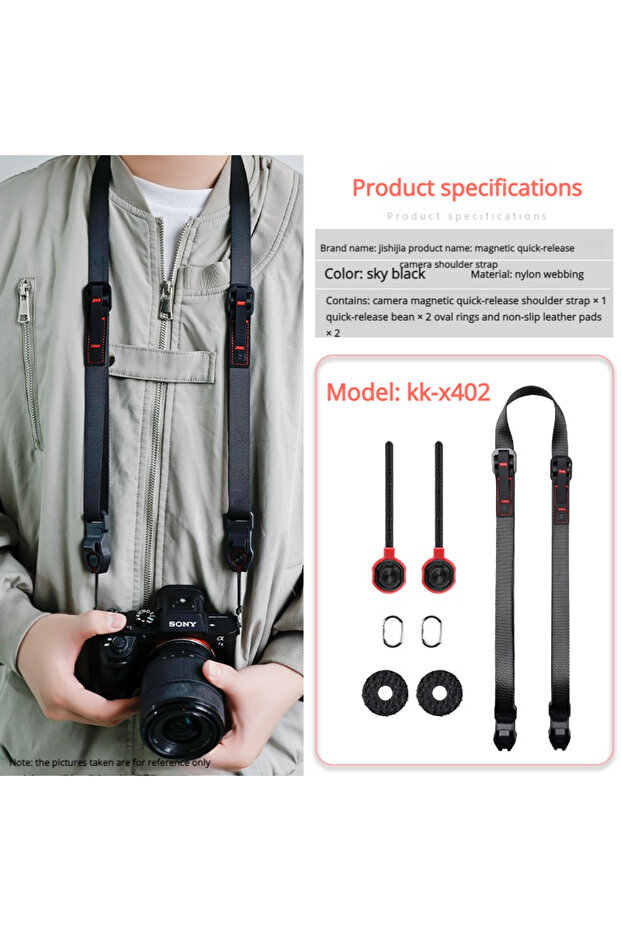 KK-X402 Camera Quick Hanging Shoulder Strap Compatible With Canon Nikon Fuji Sony Leica Mirrorless C