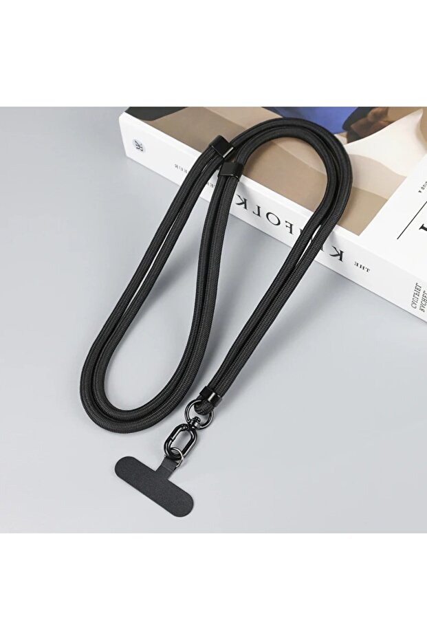 Other Black Universal Adjustable Phone Lanyard Crossbody Necklace Strap Phone Case Long Hanging Rope