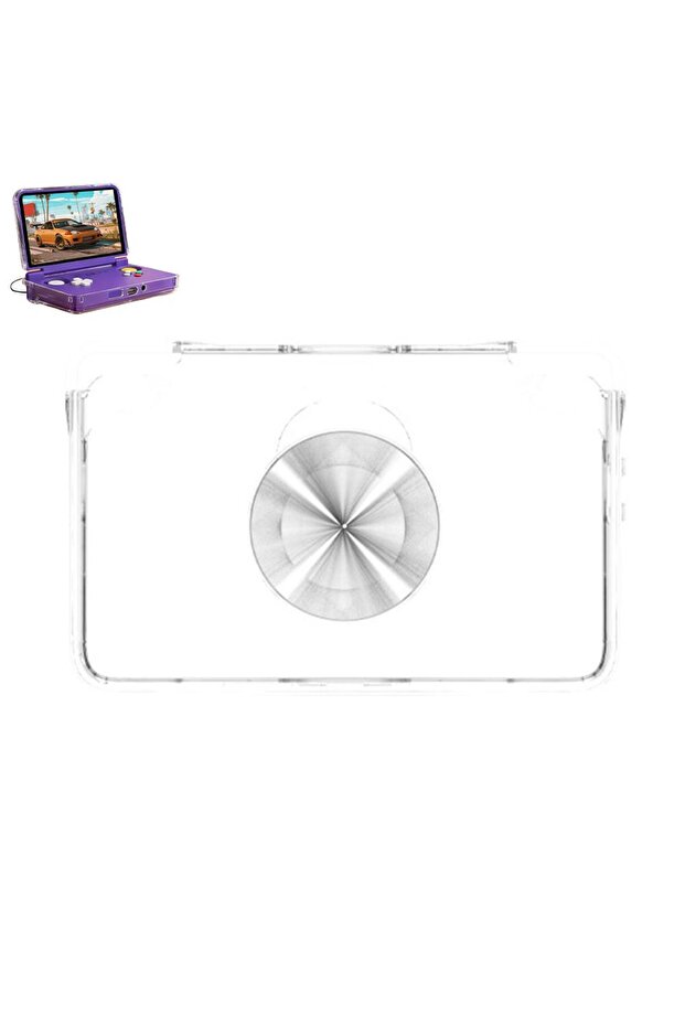 Clear Clear TPU Cover For Retroid Pocket Flip 2 Retro Game Console Protective Case Retroid Pocket Fl