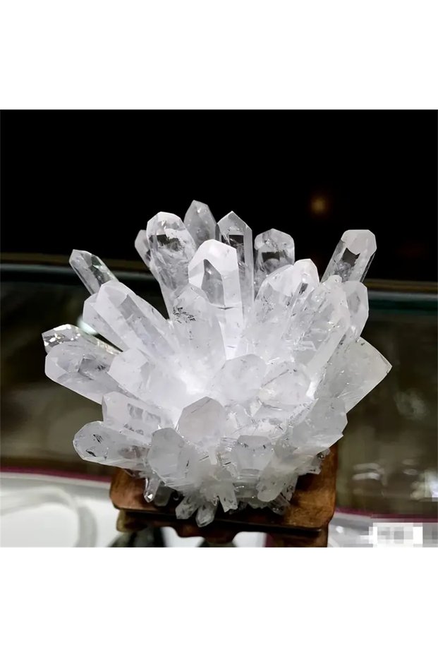 200-300g 1pc Stunning Sparkling Clear Quartz Crystal Cluster - Bohemian Home Decor, Unique Gift for
