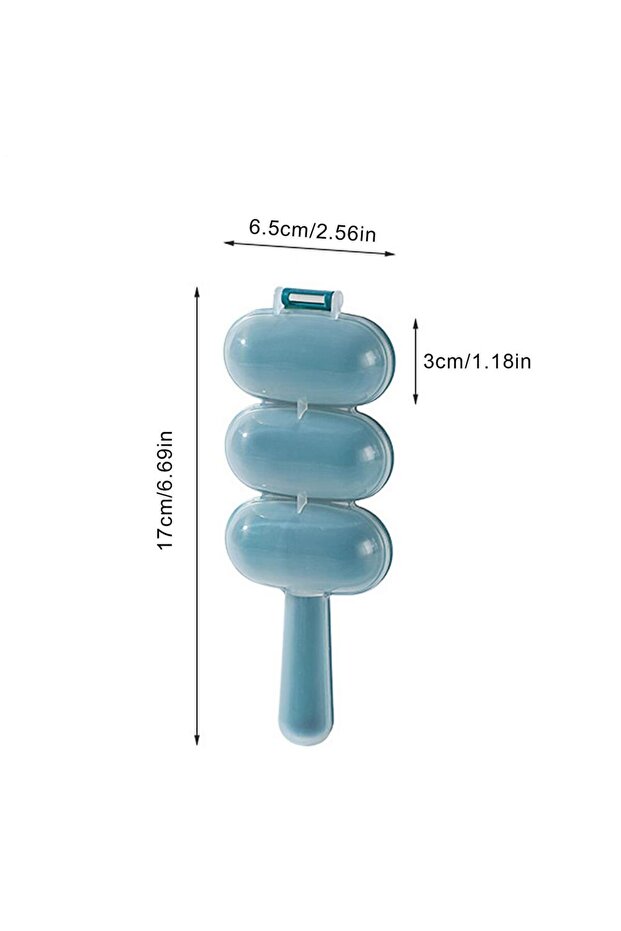 Blue Rice Ball Mold Sushi Maker Mold Portable Kitchen Gadget Meatballs Tool for Family Gatherings Ou