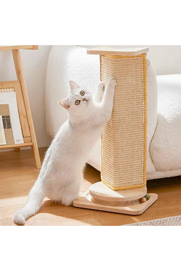 30x60cm Natural Sisal Cat Scratcher Mat Cat Scratch Mats Horizontal Cat Floor Scratching Pad Rug Pro