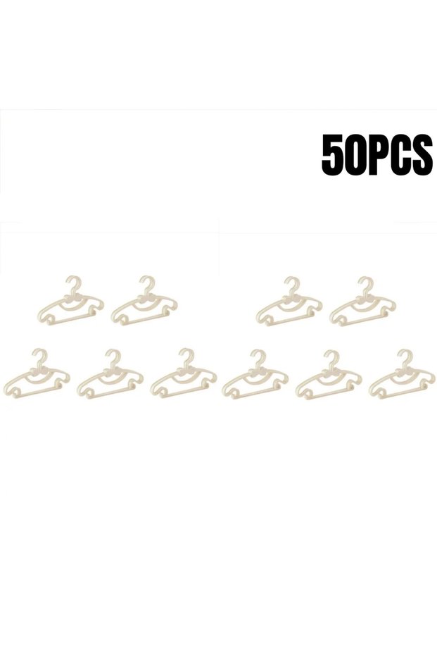 White 50PCS 5-50Pcs Baby Hangers Plastic Kids Clothes Storage Hanger for Nursery Children Hangers To