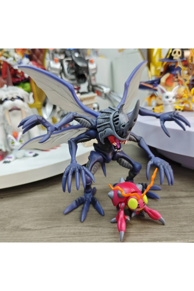 Bandai 2Pcs-set Anime Digimon Adventure Figure Kabuterimon And Tentomon Action Figure PVC Collection