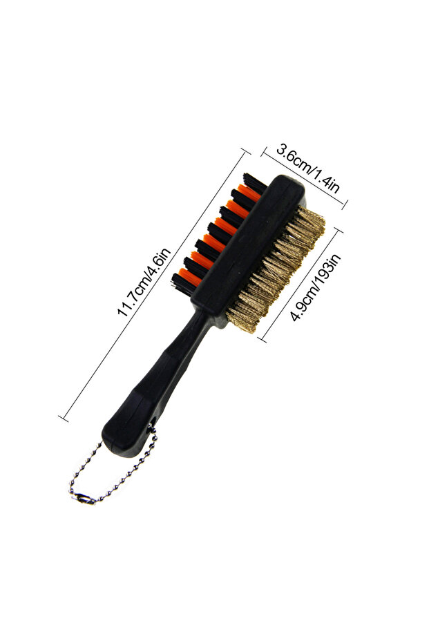 1pcs 1pcs Golf Club Brush Groove Cleaner Dual Sided Tools Portable Metal Lightweight Nylon Accessor