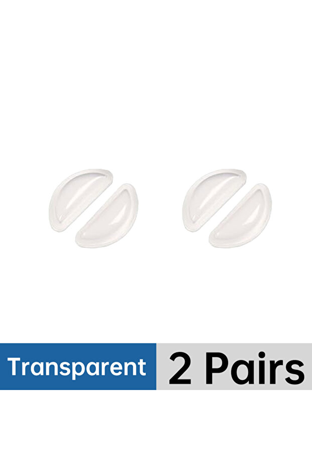2pairs transparent 4/10PCS Nose Support Glasses Pads Silicone Clear Eye Pad Stickers for Glasses Ant