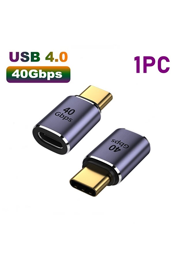 3 USB 4.0 PD 100W 8K 60Hz Charger Connector for Macbook 40Gbps High Speed USB C OTG U-Shape Straight