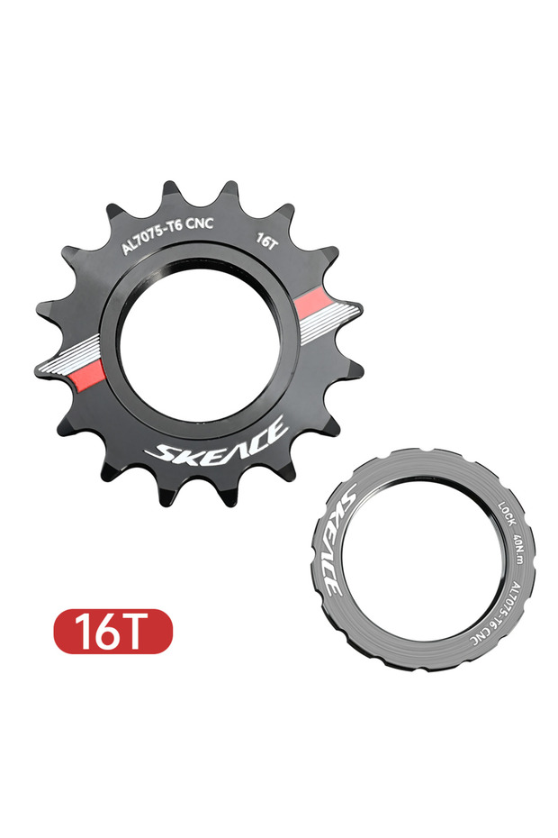 16T SKEACE Bike Single-Speed Cassette 14T 15T 16T 17T 18T Fixed Gear Bicycle Flywheel Sprocket Cog F