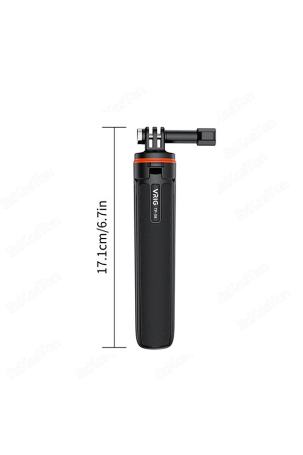 black color 50CM Selfie Stick Tripod for DJI Action 3 4 Pocket 3/GoPro 12 11 10 9 8 /Insta 360 X4 /