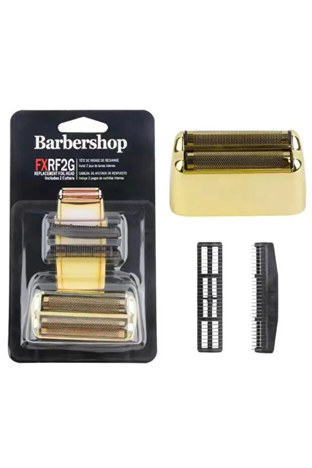 Gold Hair Clipper Cutter Blade Head Cover Barber Shaver Double Replacement Foil And Blade For Babyli