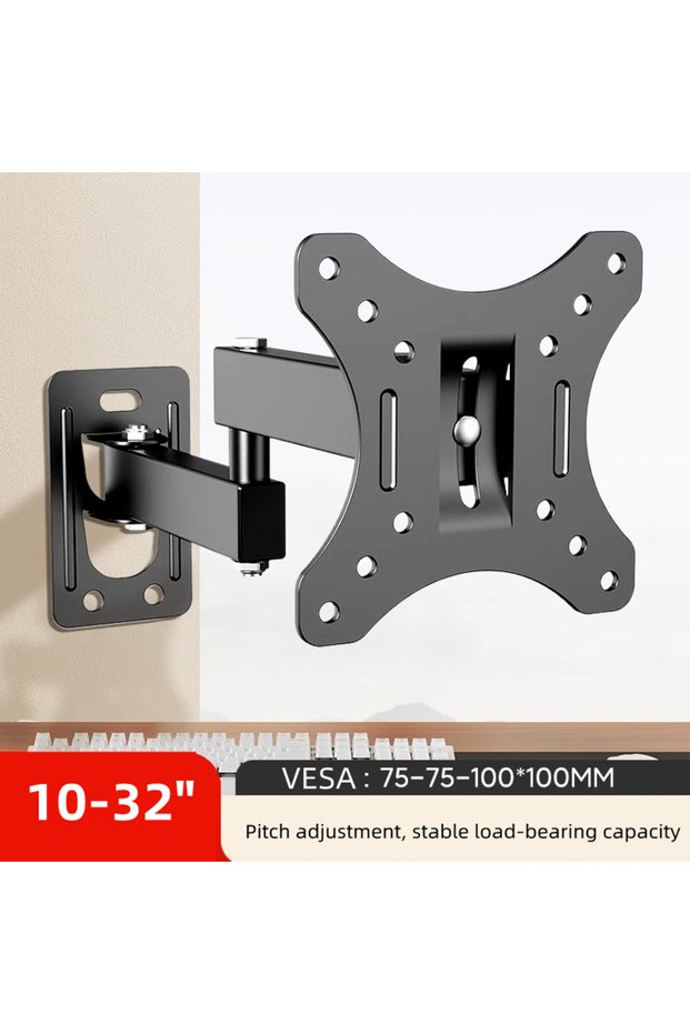 10-32inches TV Monitor TV Mounts LCD LED Monitor Wall Mount Bracket Adjustable TV Screen Holder TV F
